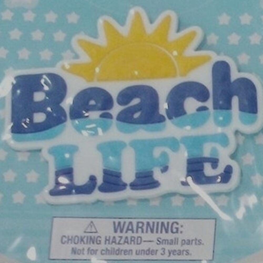 3‑PK Jumbo Rubber Beach Tote Bag Charms – Assorted – 3+ Years - Picture 4 of 5
